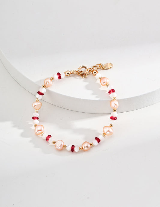 Bracelet en perles naturelles d'eau douce - Aria