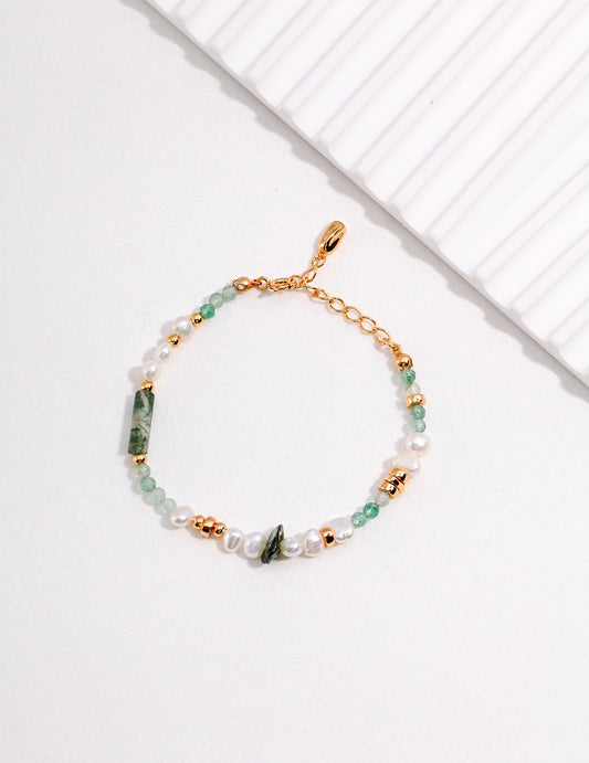 Bracelet pierre naturelle multicolore - Charlotte